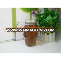 2016 New Design Skull Glass Mason jar