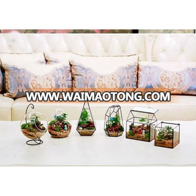 Hot Selling Geometric Glass Terrarium for Wedding Table Centerpieces