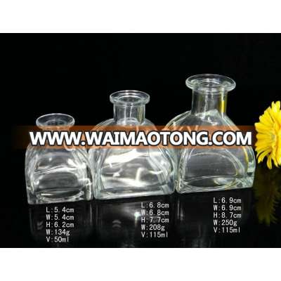 2016 hot sale DF0034 wholesale crystal decorative fragrance rattan reed diffuser and reed flower diffuser