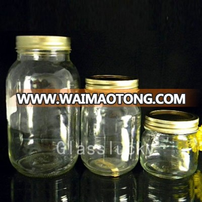 china clear 500ml glass bottle jars